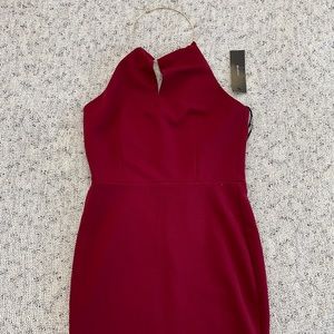 Lulu’s red mini dress